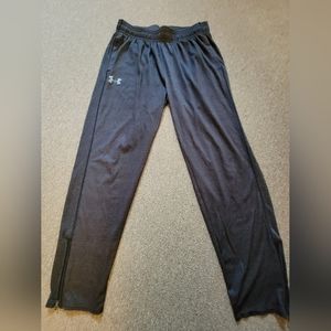 Men's L Under Armour Loose-fit Zip-leg Tapered Athletic Pants